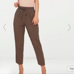 PETITE KHAKI CASUAL PANTS